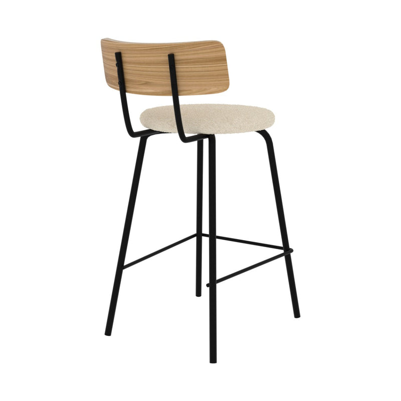 Set of 2 Alize Bar Stools - White