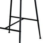 Groom - Lot De 2 Chaises Pour Îlot Central En Tissu Bouclé Noir