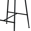 Chaise de bar Groom en tissu bouclé noir 66,3 cm (lot de 2)
