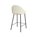Misty Bar Stool - White Wool