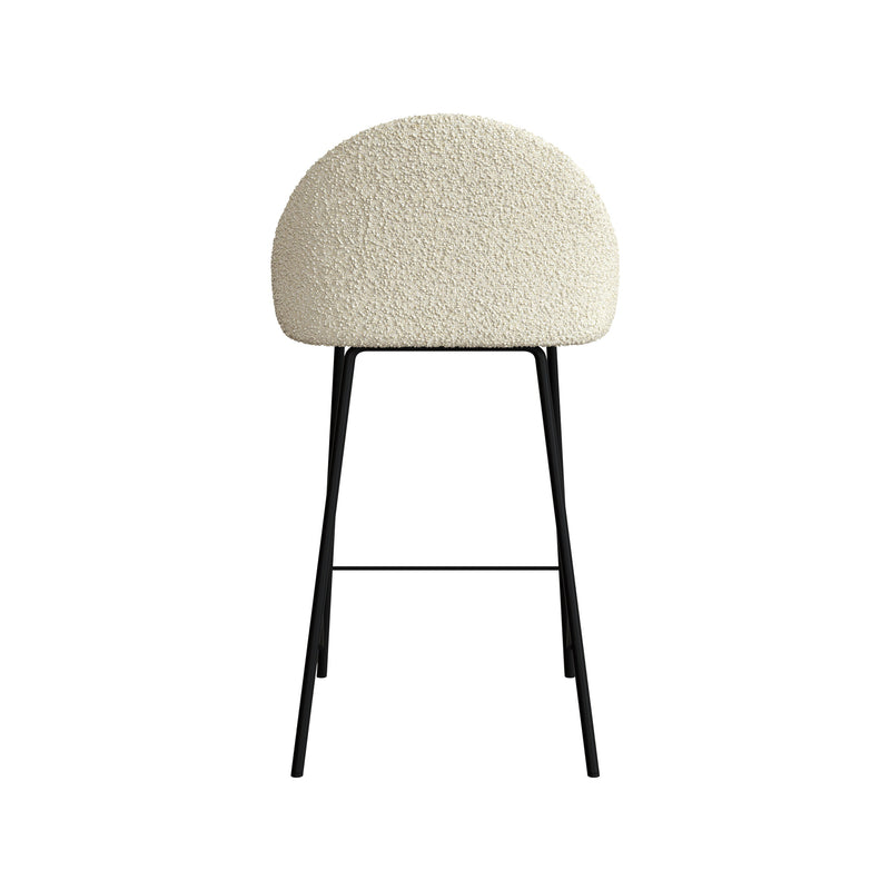 Misty Bar Stool - White Wool