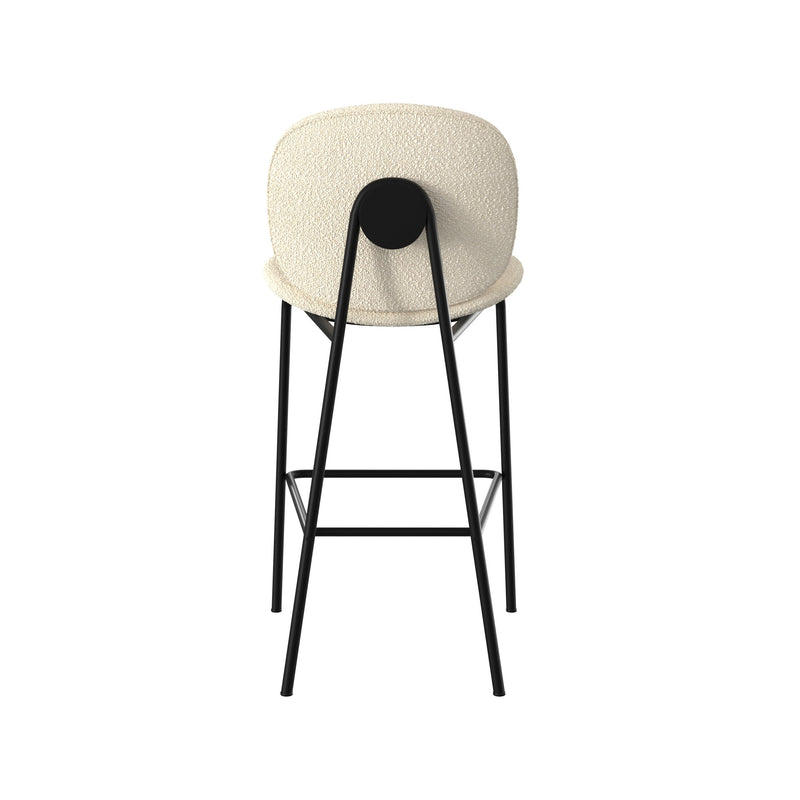 Set of 2 Iris Bar Stools - Beige
