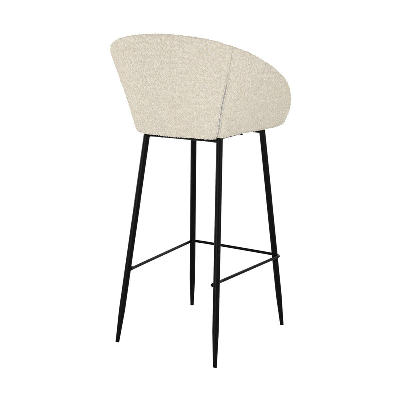 Marquise Bar Stool - White