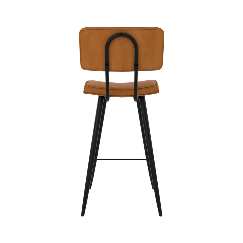 chaise de bar mi hauteur 65 cm texas camel