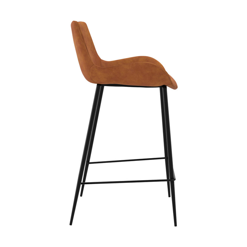 Set of 2 Pirate Bar Stools - Camel