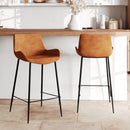 Set of 2 Pirate Bar Stools - Camel