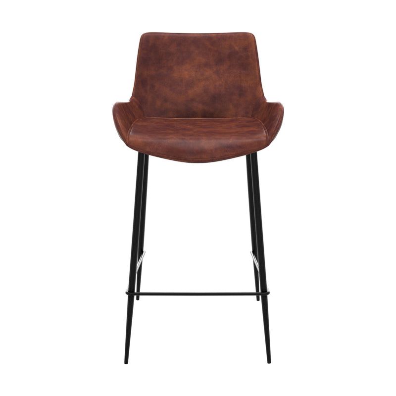 Set of 2 Pirate Bar Stools - Brown