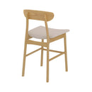 Set of 2 Lana Bar Stools - Beige