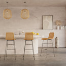 Set of 2 Mandya Bar Stools - Brown