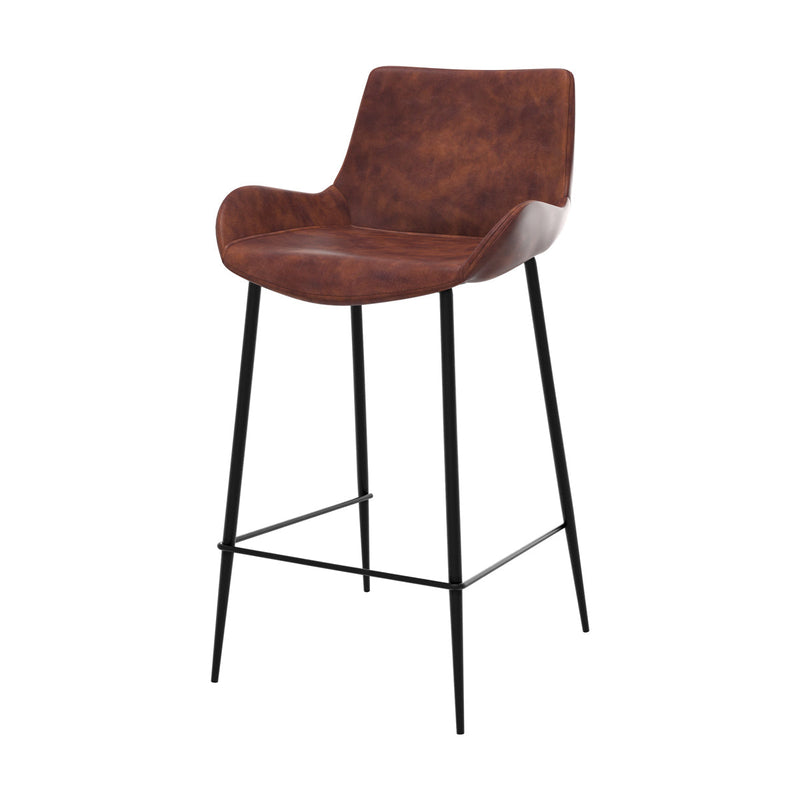 Set of 2 Pirate Bar Stools - Brown