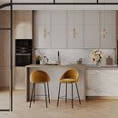 Set of 2 Misty Bar Stools - Yellow