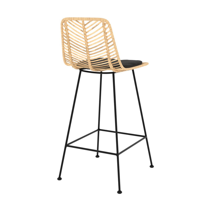 Set of 2 Tamara Bar Stools - Black