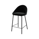 Set of 2 Misty Bar Stools - Black