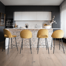Set of 2 Misty Bar Stools - Yellow