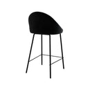 Set of 2 Misty Bar Stools - Black