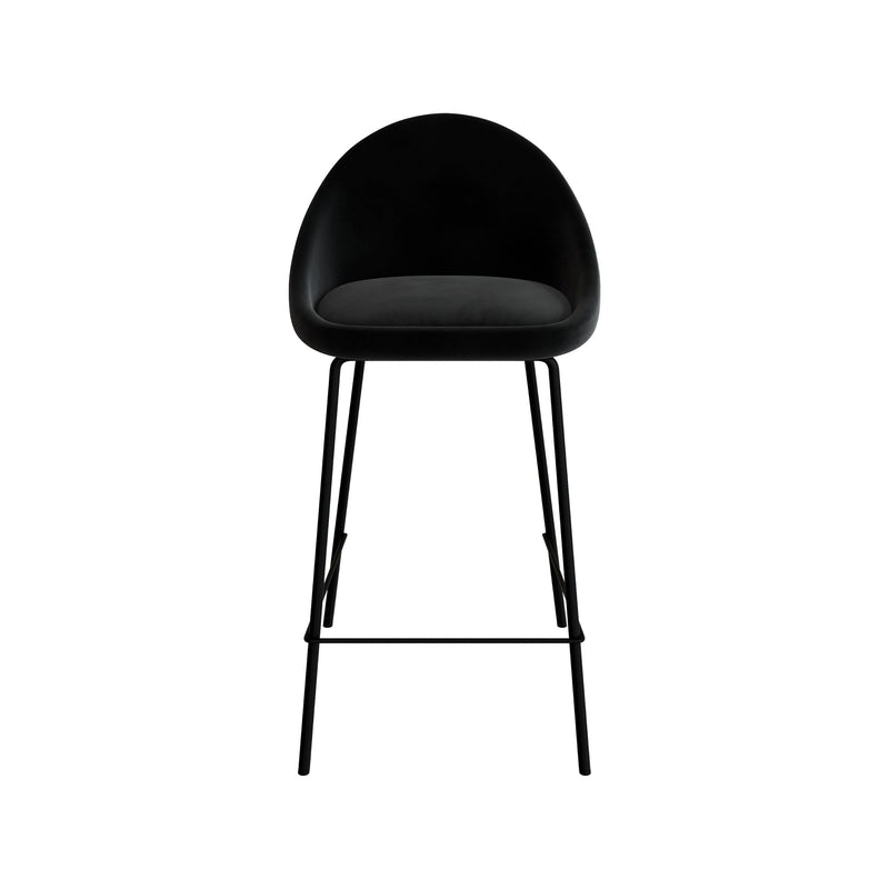 Set of 2 Misty Bar Stools - Black