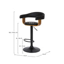 Harold Bar Stool - Black