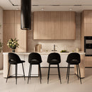 Set of 2 Penelope Bar Stools - Black