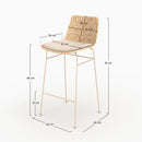 Set of 2 Faro Bar Stools - Beige