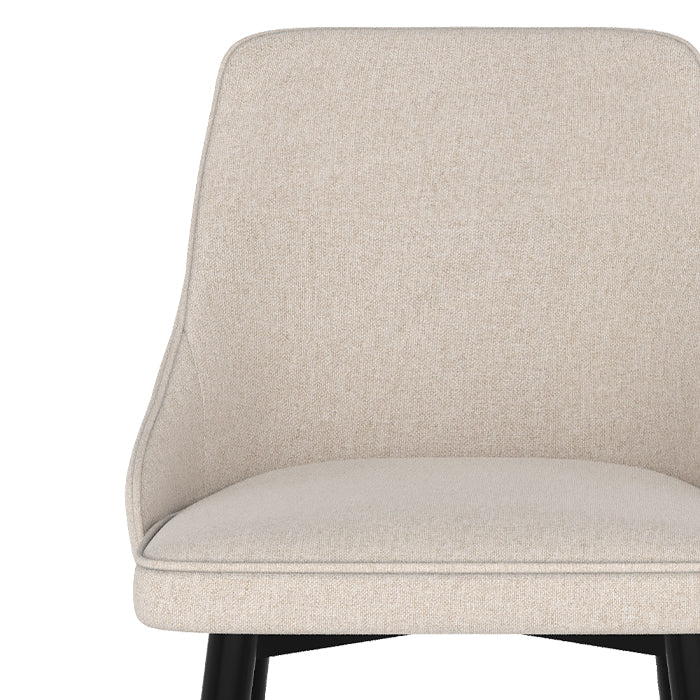 Set of 2 Pipo Bar Stools - Beige