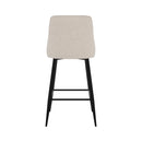 Set of 2 Pipo Bar Stools - Beige