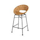 Set of 2 Rava Bar Stools - Light Brown