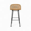 Chaise de bar Jigani naturelle 76 cm (lot de 2)