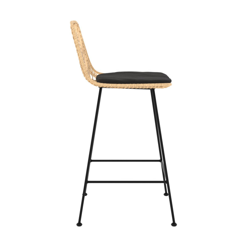 Set of 2 Tamara Bar Stools - Black