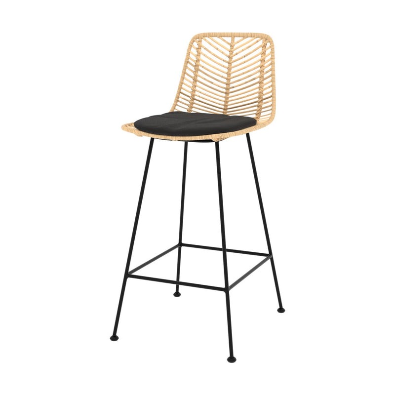 Set of 2 Tamara Bar Stools - Black