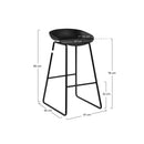 Set of 2 Yoshi Bar Stools - Black