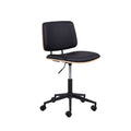 Lycorea - Office Chair - Faux Leather - Black