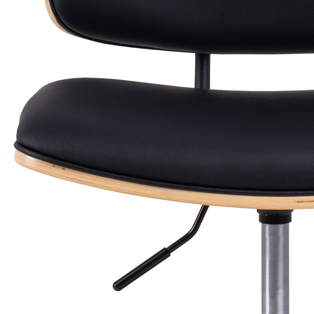 Lycorea - Office Chair - Faux Leather - Black