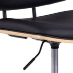 Lycorea - Office Chair - Faux Leather - Black