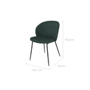 Set of 2 Groom Chairs - Green