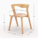 Vega Chair - Light Brown