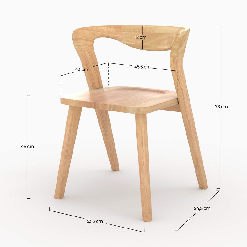 Vega Chair - Light Brown
