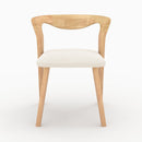Vega Bouclé Chair - Light Brown