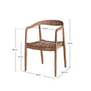 Chaise Lombok en bois de teck