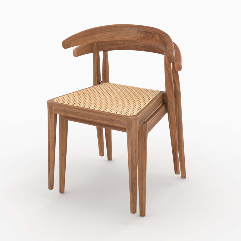 Set of 2 Alia Chairs - Brown
