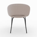 Chaise Milly en tissu beige chiné