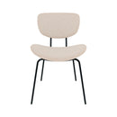 chaise en tissu beige et pieds en m_tal noir verger_1