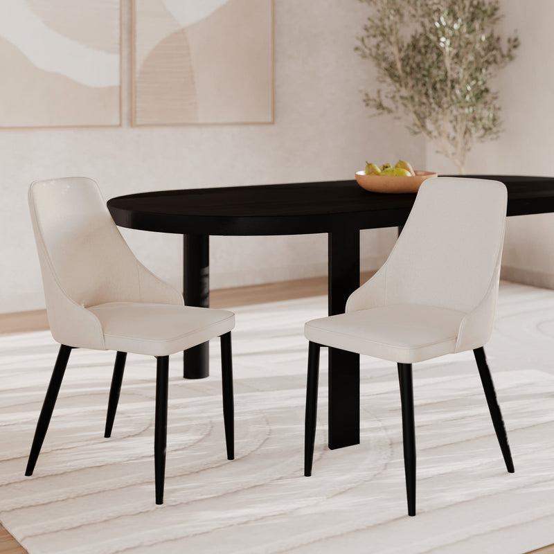 Set of 2 Pipo Chairs - Beige