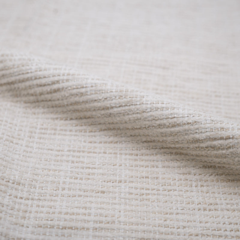 Chaise Andy en tissu blanc chiné