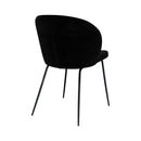 Set of 2 Groom Chairs - Black