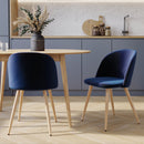 Set of 2 Cozy Chairs - Dark Blue