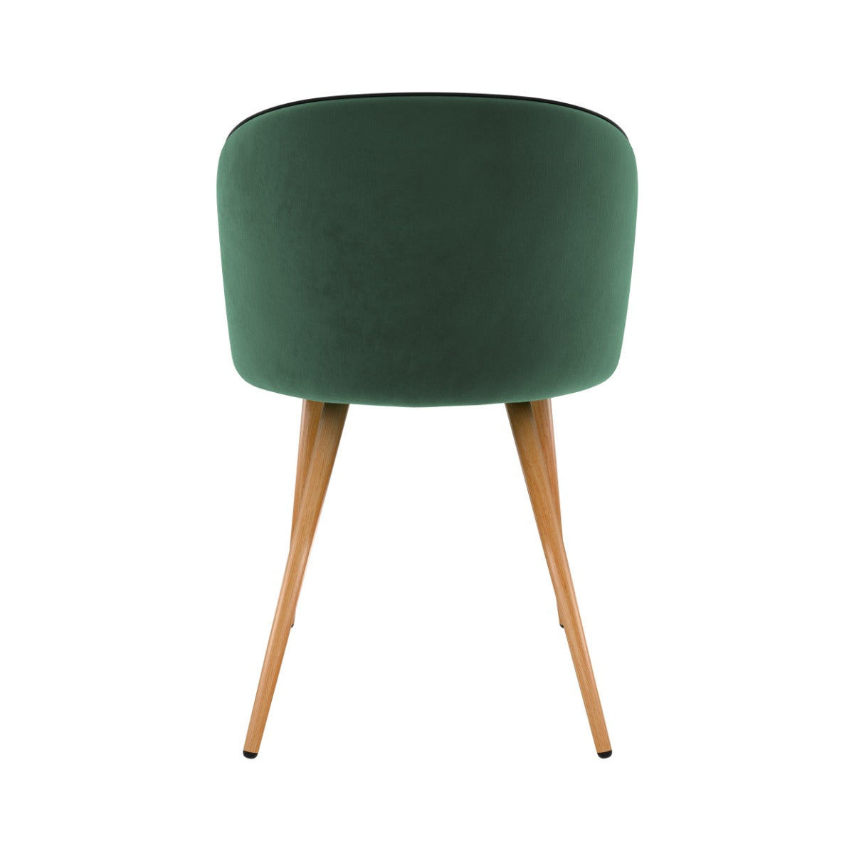 Chiara - Lot De 2 Chaises En Velours Vert