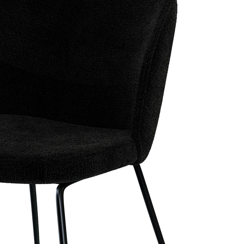 Set of 2 Groom Chairs - Black