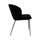 Set of 2 Groom Chairs - Black