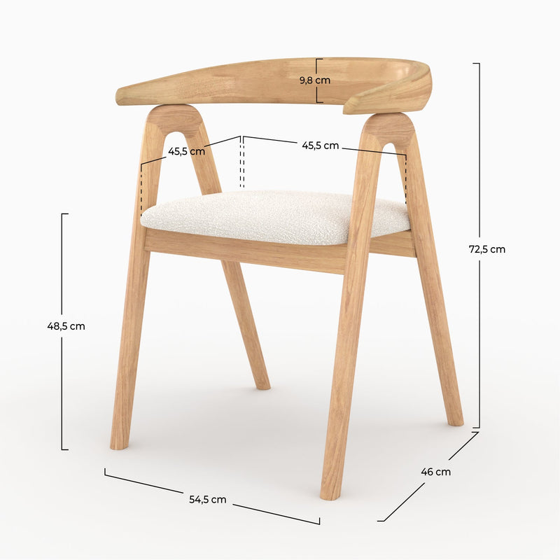 Hawa Chair - Light Brown