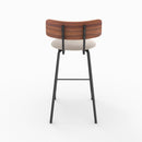 Set of 2 Alize Bar Stools - Beige